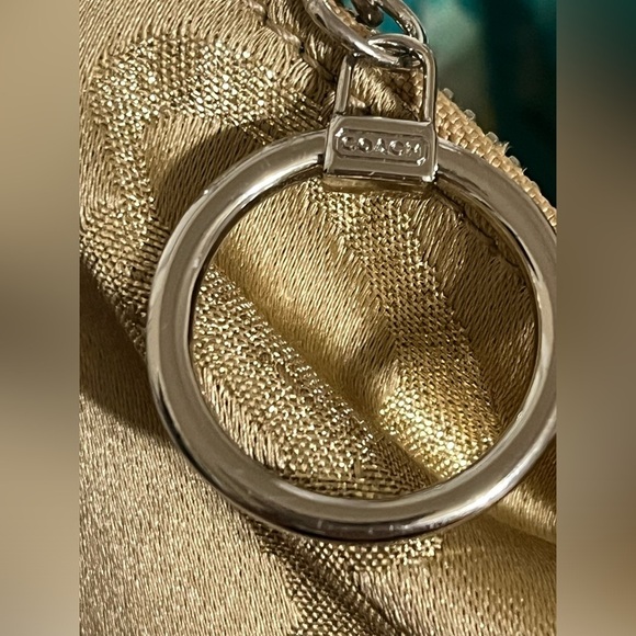 COACH POPPY STORYPATCH POP SWING BAG/ SHOULDER BAG GOLD #15304 - Picture 5 of 16